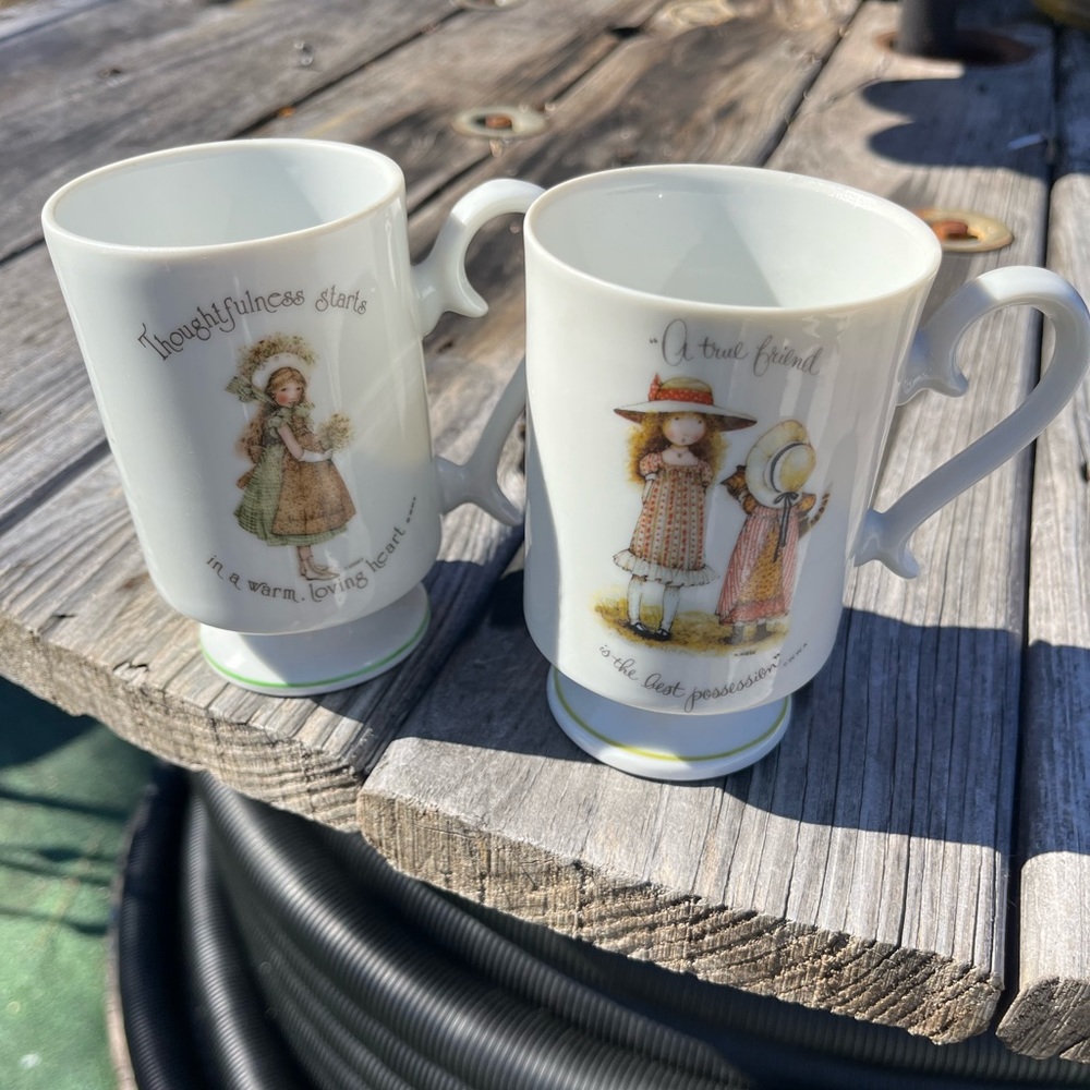 Vintage Holly Hobbie Mugs